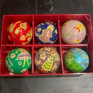 Crate & Barrel - The Nutcracker Suite - Set of 6 Ornaments